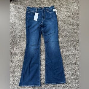 Seven7 Women's Dark Blue Flare Jeans
